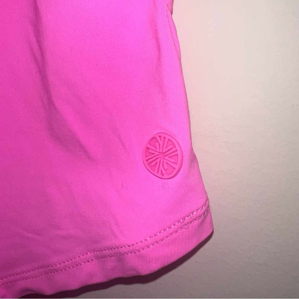 Lilly Pulitzer Pink Athletic Tank Top XS | Stretch Activewear Performance Top - Picture 5 of 7